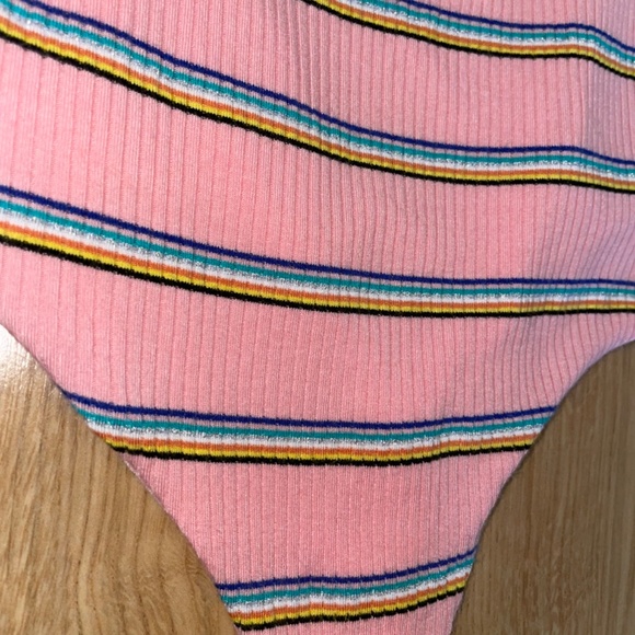 Privacy Please Pink Norman Body Suit - Flamingo - Picture 8 of 12